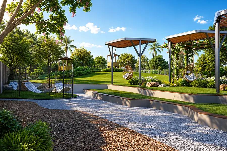 The garden walk