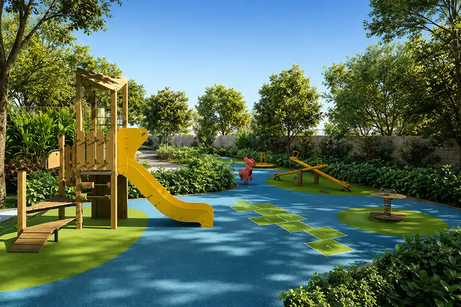 Splash and play zone